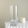 Tall Slim Glass Cylinder Vase for Table Decor