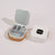 Compact Travel Jewelry Organizer with Integrated Mirror displaying compartments for jewelry.