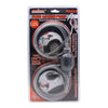 Automotive Manual Fluid Siphon Pump featuring a rubber squeeze design for easy liquid transfer and two vinyl hoses.
