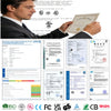 Portable Solar Clip Lights Motion Sensor certification documents with a man in a suit holding a certificate.