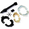 Universal McPherson Coil Spring Compressor Tool Set components including fork strut, compressors, and accessories.