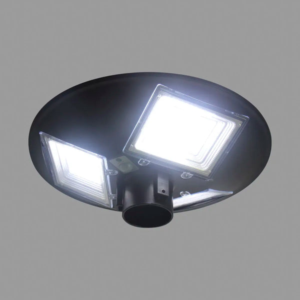 300W Solar Powered LED Flood Light Outdoor IP65 Waterproof with multiple bright square LED panels.