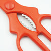 Heavy-Duty Stainless Steel Kitchen Poultry Shears close-up view showcasing cutting edges and ergonomic handles.