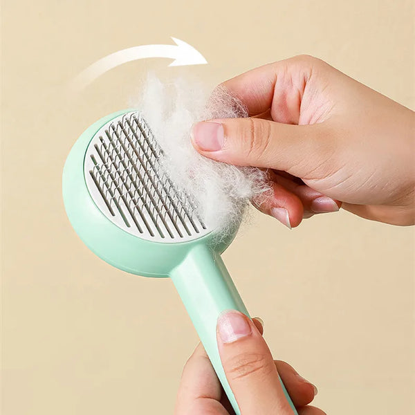 Flower Design Pet Hair Remover Comb