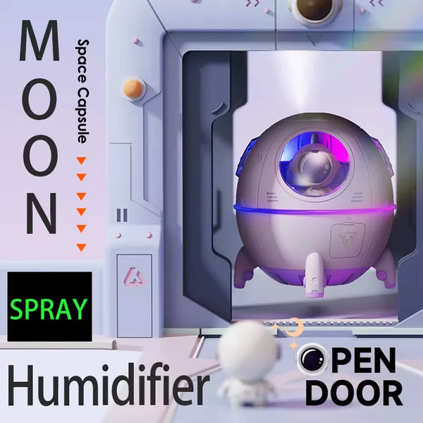 Astronaut Space Capsule Humidifier with LED Light 220ml