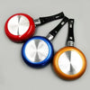 Non Stick Aluminum Mini Round Frying Pan in red, blue, and orange for easy cooking and perfect fried eggs.