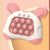 Quick Light Pop Push Toy in cute bunny design with tactile bubble popping buttons for kids.
