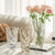 Crystal Twist Pattern Glass Vase for Hydroponics and Weddings