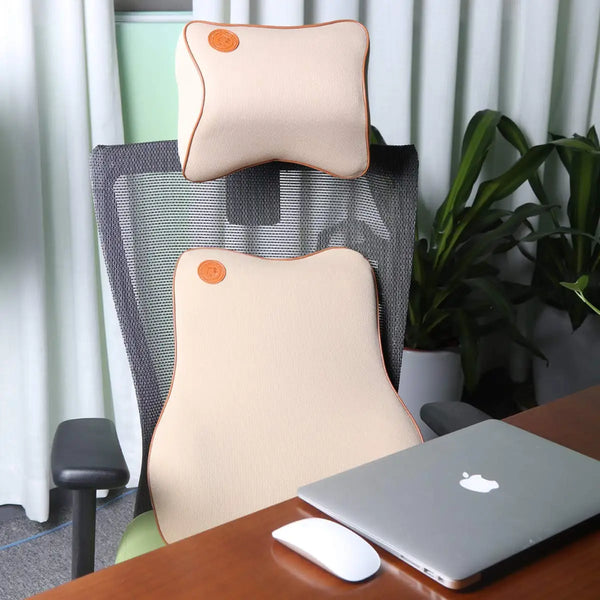Polyester Car Cushion and Massage Lumbar Support