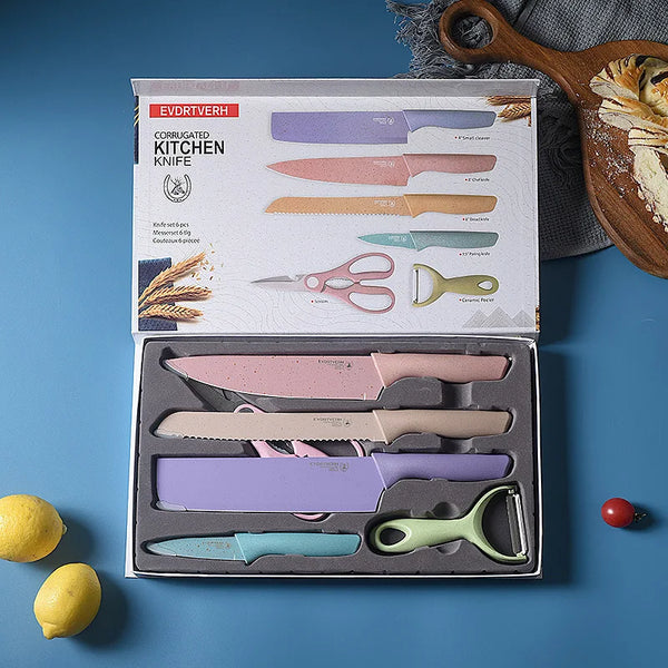 Wheat Straw Knife Set