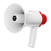 Rechargeable Small Outdoor Cheering Megaphone in white and red color for clear sound amplification