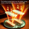 Electric Portable USB Plug Foot Massager Warmer heating elements providing warmth and comfort for tired feet.