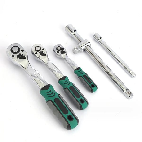 216-Piece Mixed Socket and Ratchet Wrench Set