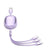 3-in-1 Retractable Fast Charging USB Cable with three connectors in purple color.