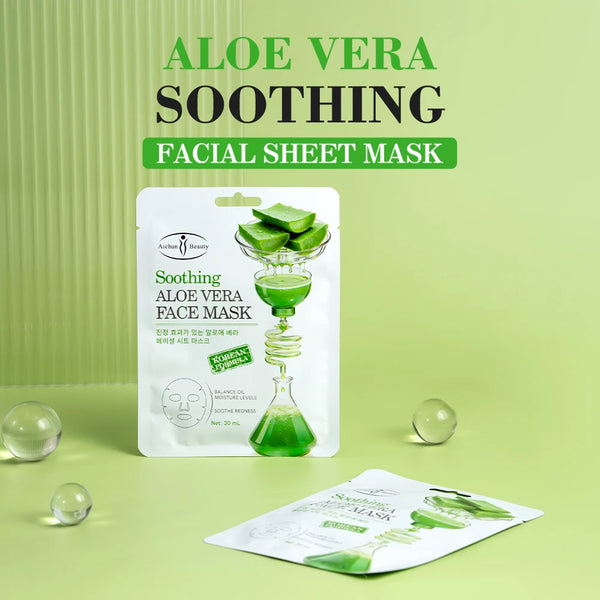 Aichun Beauty Aloe Vera Soothing Facial Sheet Mask
