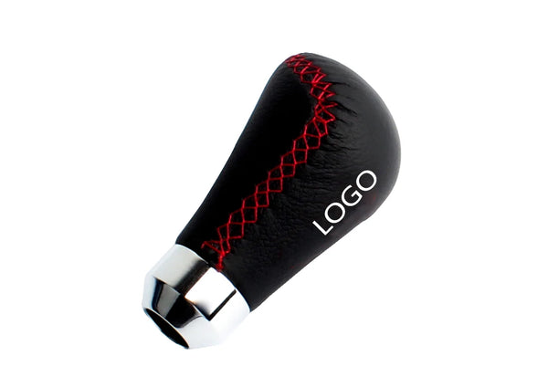 Leather Gear Shift Knob Cover with Logo
