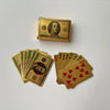 24K Gold Foil Waterproof Poker Playing Cards