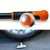 Close-up of the 12-Inch Heavy Duty Floor and Wall Scraper showing handle and blade for effective surface preparation.