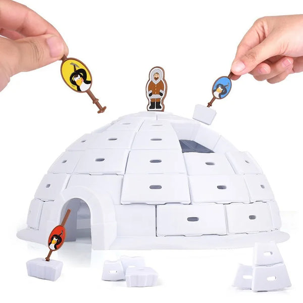 Kids Penguin House Move Balance Toy