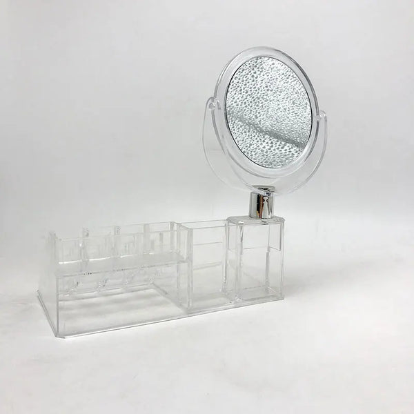 3Plastic Makeup Mirror Storage Organizer