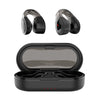 Q60 Open Ear Clip Bluetooth Earbuds showcasing the earbuds and charging case.
