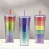 Matte Black Studded Bling Cup Tumbler