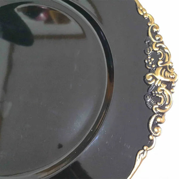Antique Reef Gold Charger Plate