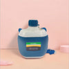 Large Capacity Leakproof Sports Water Bottle in a blue design, ideal for hydration during sports and outdoor activities.