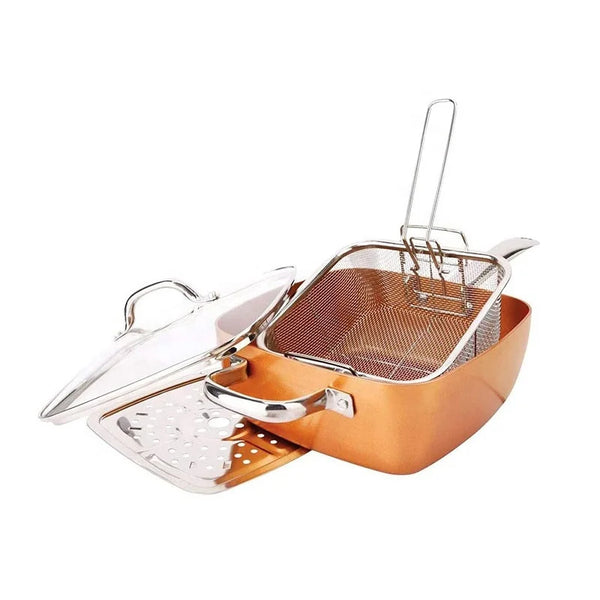 Copper Stone Multi-Function Frying Pan