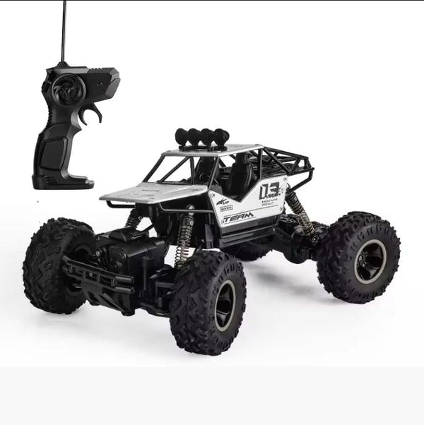 High Quality 4WD Alloy Climbing Off-Road Truck with remote control, designed for rugged outdoor play.