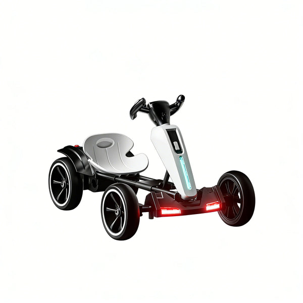 Electric Off-Road Go Kart Van for recreational fun and light cargo transport.