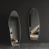 4mm Glass Wavy Asymmetric Full Body Floor Mirror
