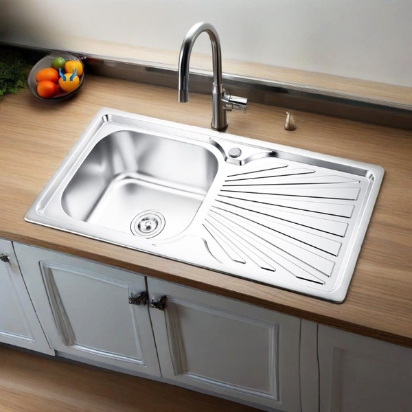 30-Inch Single Bowl Stainless Steel Kitchen Sink