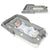 Fashionable 2 in1 Baby Travel Bed with a sleeping baby in cozy design.