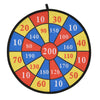 14.2 Inch Safe Sticky Ball Dart Board, colorful dart board with numbered sections for safe indoor and outdoor play.