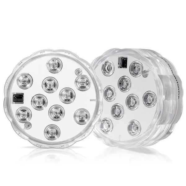 LED Aquarium Light with Remote Control for Fish Tanks featuring 12 colorful LED lights to enhance aquatic beauty.