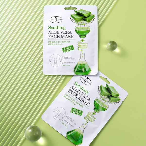 Aichun Beauty Aloe Vera Soothing Facial Sheet Mask