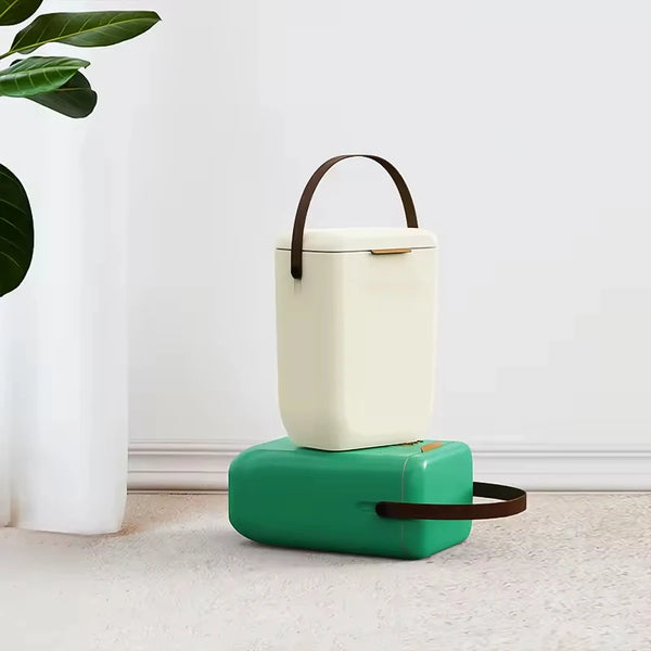 10L Premium Insulated Travel Cooler Box in cream and green colors, ideal for keeping drinks cool during outdoor activities.