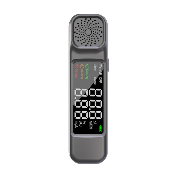 High-precision Alcohol Concentration Detector displaying instant alcohol level readings on a digital screen.