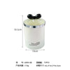 Plastic Round Storage Jar with Lid for organizing kitchen or bathroom essentials with a stylish design.