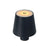 Portable LED touch table lamp with a sleek black design and touch-sensitive power button.