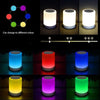 Smart Portable Plastic LP-25125 Wireless Speaker Lamp with RGB lighting features and color change options.