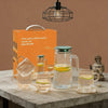 5-Piece Elegant Glass Water Pitcher Set