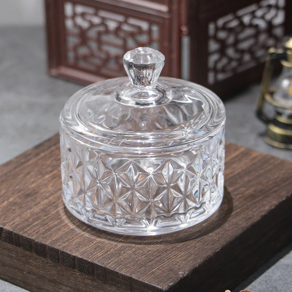 Modern Round Glass Storage Jar