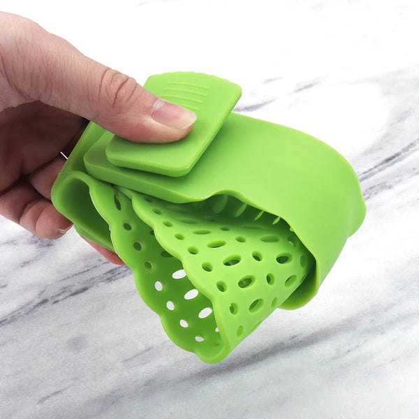 Collapsible Silicone Food Strainer Kitchen Colander