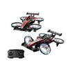 2-in-1 Remote Control Stunt Drone and Drift Car with remote, showcasing aerial and ground capabilities.