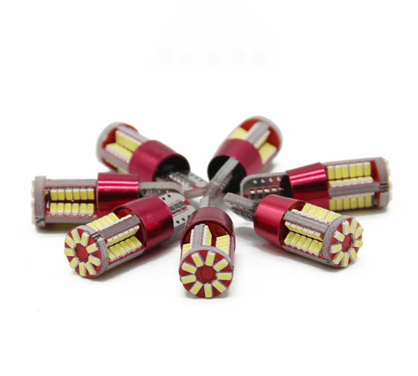 T10 W5W Car LED Interior Dome Light showcasing multiple LED bulbs arranged creatively.
