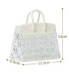 Crystal Bag USB Night Lamp with a clear, elegant design and dimensions 11.5cm x 6.5cm x 13cm.