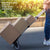 Lightweight Household Suitcase Cart with aluminum alloy pull rod and adjustable multi-level design carrying boxes.