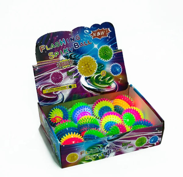 Glowing Spiky Light Up Ball Toy 7.5cm